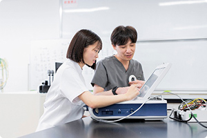 医療技術学科　臨床工学コース　小野　琉奈さん　宮崎県立延岡星雲高等学校出身