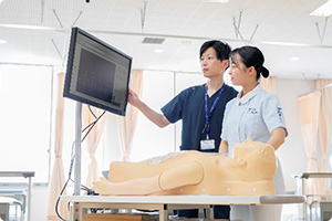 看護学科　川上　飛鳥さん　長崎県立対馬高等学校出身